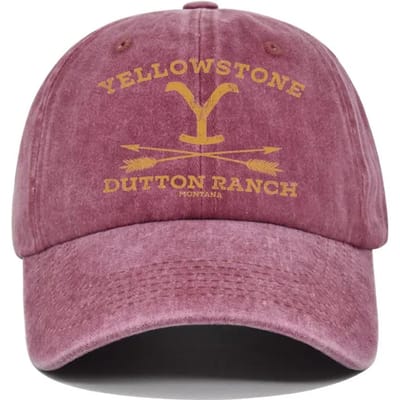 Yellowstone Dutton Ranch Baseballpet Snapback Zon Hoed Lente Herfst Baseballpet Sport Hip Hop Fitted Pet Hoeden Voor Mannen Vrouwen Adjustable brown