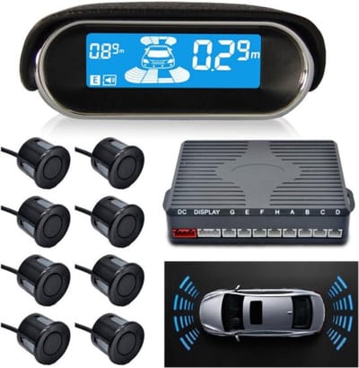 Thuys - Parkeersensoren - Bewegingssensor - Geluid en Display - 8Sensoren