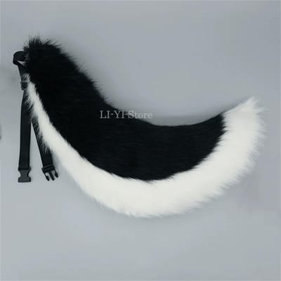 70cm Pluizige Zachte Kunstbont Dierstaart Cosplay Prop - Vos Wolfstaart Voor Anime Con Kostuum, Bont Halloween Feest Accessoire about 70cm