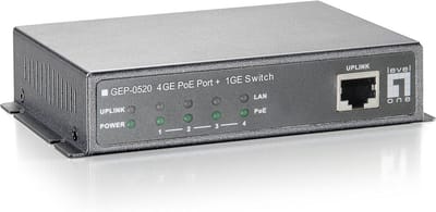 Managed Gigabit PoE+ Netwerk Switch met 5 Poorten