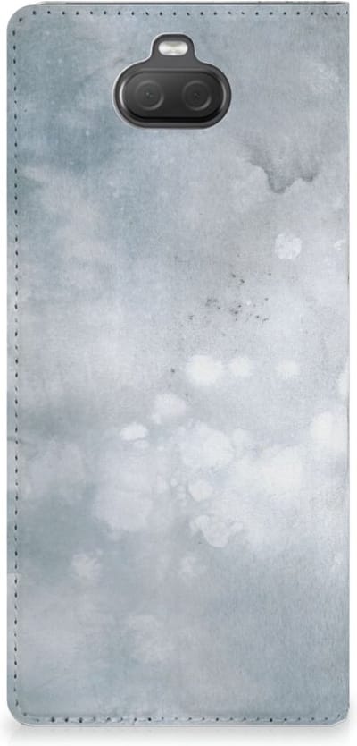 Bookcase Sony Xperia 10 Plus Painting Grey