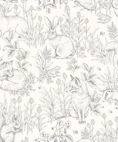Boråstapeter Vliesbehang 7478 - Newbie2 - Botanisch Wit - 53cm x 10.05m