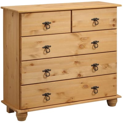 Finca-Commode - 5-deurs - Gebeitst