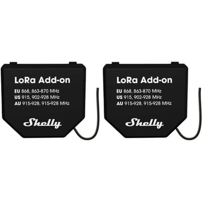 Shelly Set Van 2 Relais Eu868 Voor Smart Home Gen.3 4 Lo-Ra