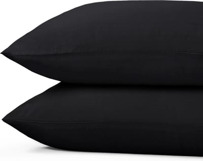 Princess Line Kussenslopen 100% Zachte Katoen - 60x70 cm - (set van 2 stuks) - Zwart