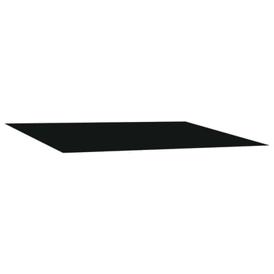 vidaXL - Vervangingsdoek - voor - zonnescherm - Zwart - 300 - x - 250 - cm - Polyester