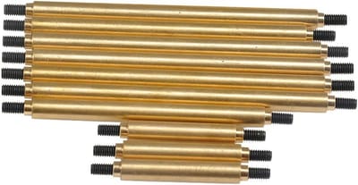 10 Stuks Koperen Schroefdraadstangen voor 1/10 RC Crawler Auto Onderdelen