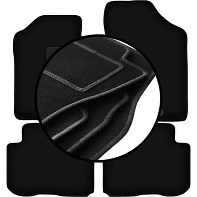 Complete set veloursmatten voor: Kia Carens III minivan (2006-2010)