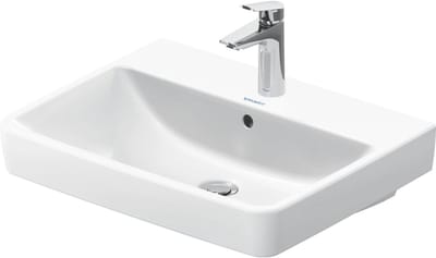 Duravit No.1 wastafel 60x46x17.3cm hoogglans Wit