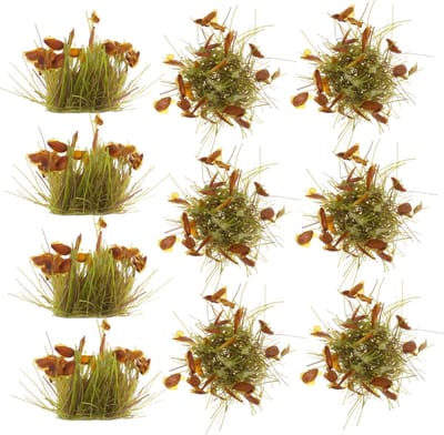 Modelgras Miniatuur - Knutselgras Scène - Landschap Decoratie - Hoge Simulatie - 1x1x1 cm - Groen