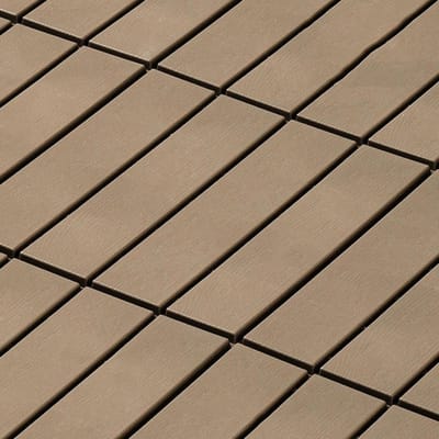 Vloertegels - Terrastegels Dektegels - Buitenruimte Vernieuwen - In elkaar grijpende klikmontage - 16 stuks - Bruin