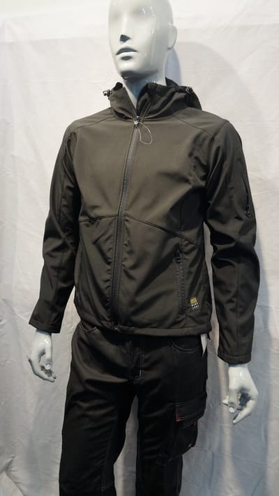 Dames softshell jas, jack | Zwart maat 48