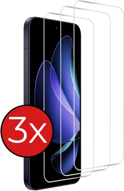 Screenprotector - 3 Stuks - Geschikt voor Oppo Reno 13 - Extra Sterk - Beschermglas - Gehard Glas - Tempered Glass - Screen Protector
