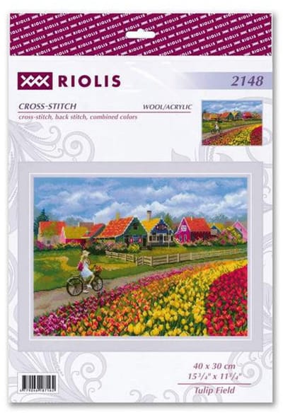 Borduurpakket - Tulpenveld - Telpakket