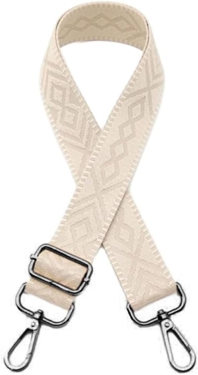 Verstelbare Schouderband voor Tassen - Unisex Vervangingsband met Brede 3.8 cm en Verstelbare Lengte van 75-130 cm - Ideaal voor Rugzakken, Handtassen en Schoudertassen met Zwarte Gesp