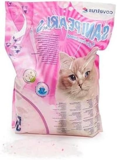 Kattenbakvulling Siliconen - Kalkvrij Grit - Zindelijkheid Katten - Geurabsorberend - 5 Liter - Roze