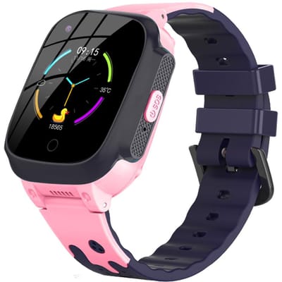 LT25 4G Kinder Smartwatch Smart BT Video Call Horloge voor Jongens & Meisjes Waterdichte Kinder Smartwatch roze