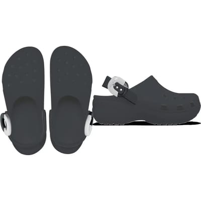 Crocs  Klompen Classic Platform Dipped Buckle Clg