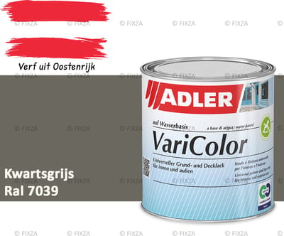 ADLER Varicolor Lakverf RAL 7039 – Kwartsgrijs 375 ml – 2-in-1 Houtverf, Metaalverf en Kunststof Lak voor Binnen & Buiten