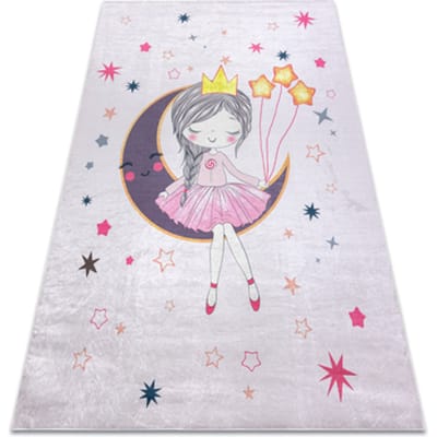 Kleden Rugsx BAMBINO 48060 tapijt wasbaar Prinses, sterren voor 140x200 cm