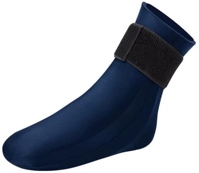 Herbruikbare Hot & Cold Compress Sokken - Voor Plantar Fasciitis, Enkelpijn, Artritis en Zwelling - Koelende en Warmte Therapie, Elastisch en Comfortabel - Marineblauw
