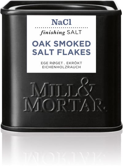 Mill & Mortar Oak smoked salt flakes - Biologische gerookt zout - 80 g