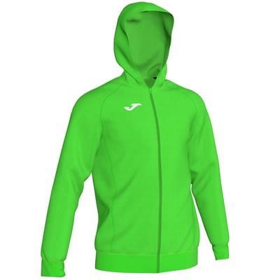 Joma Menfis Jas Met Kap Kinderen - Fluo Groen | Maat: 6XS (104)