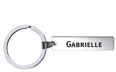 Sleutelhanger Met Naam - Gabrielle - RVS