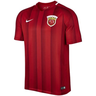 Nike Fan Edition Thuis Zacht Comfortabel V-hals Pullover Korte Mouw Voetbalshirt Heren tops 849160-648 2XL red