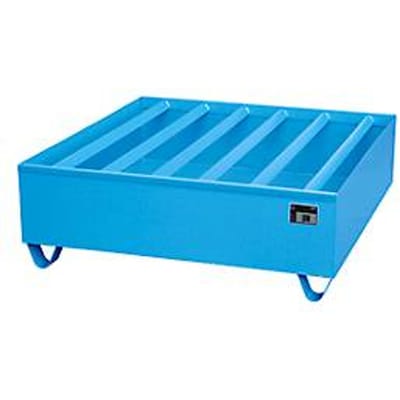 Profiellekbak type PW vlg. StawaR, voor 4 vaten, 410 l, 86 kg, blauw
