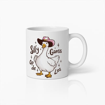 Grappige 330ml Silly Gans Mok – Schattige Eend Cartoon Koffiebeker als Leuk Cadeau