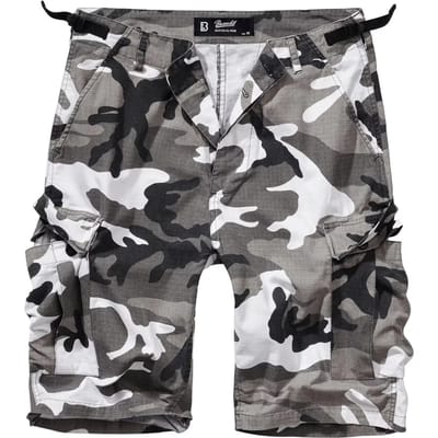 Brandit Shorts - BDU Ripstop Short - S tot 5XL - voor Mannen - snow camo