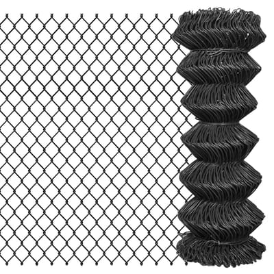 vidaXL - Gaashek - 25x1 - m - staal - grijs