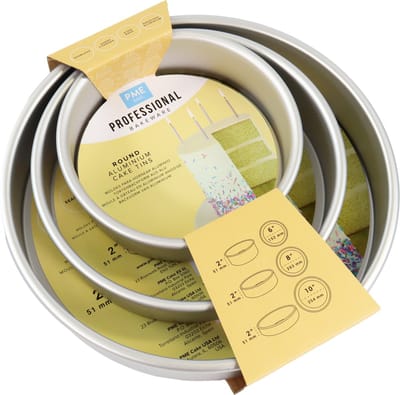 PME Set Bakpannen Rond - Ø15cm, Ø20cm en Ø25cm - 5cm hoog