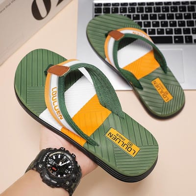 Zomerslippers Heren Teenslippers Strandsandalen Antislip Casual Platte Schoenen 2024Slippers Binnenhuis Schoenen Voor Heren Outdoor Slides 39