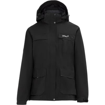 Gelert Dames Winddichte 3-in-1 Waterproof Jas (Zwart)