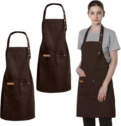 Verstelbare Unisex Keukenschorten met Tas voor Koken, Grillen en Restaurantgebruik - Set van 1/2/4 Stuks