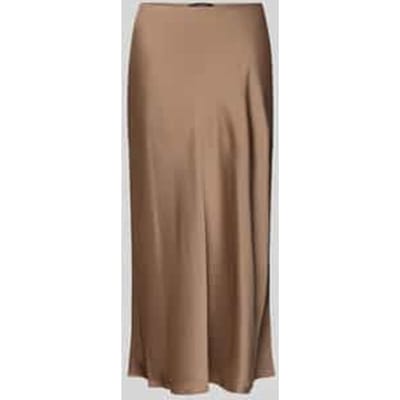 Midirok met plooien, model 'SHARAE'