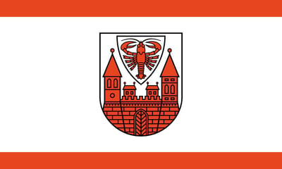 Vlag Cottbus 100x150cm