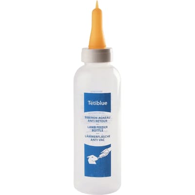 Voerfles voor schapen Tétiblue