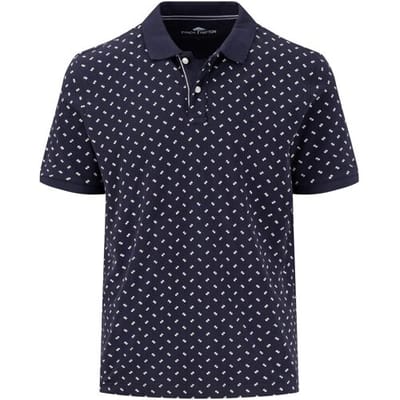 Fynch-Hatton Polo Mini Allover Pattern Navy / male