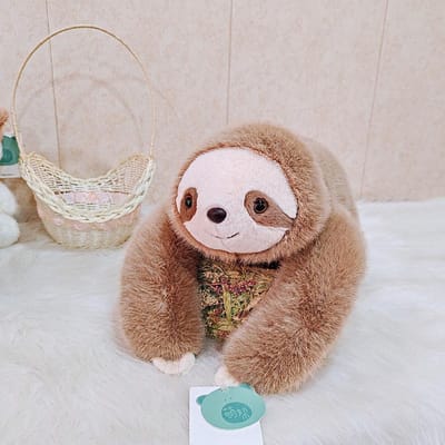 Dier met Lange Arm Verzwaard Knuffeldier Zacht Lui Pluizig Pluche Dier Pluche Wasbeer Koala Beer Giraffe Knuffel Pluche Zacht Kussen Premium Kwaliteit 26-30cm gray