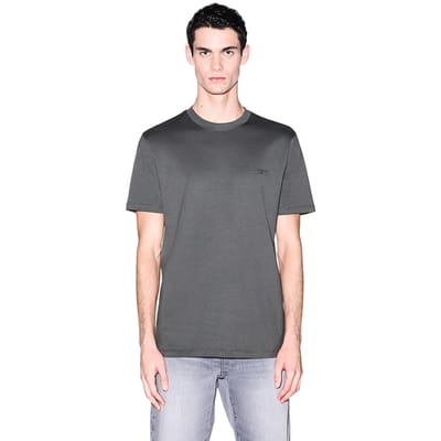Chimera T-shirt met Klein Milano/New York Logo in Donkergroen