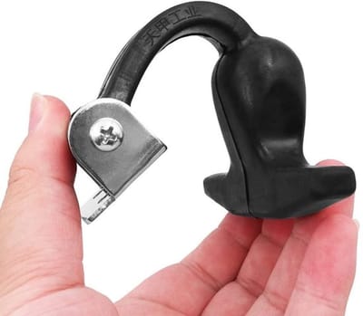 Kapvergrendelingen Set van 2 - Elastische Rubber - Roestvrij Staal - Flexibele T-greep - Slijtvast - Geschikt voor Auto's/Vrachtwagens - Sluiting