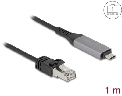 Delock USB LAN Cable USB Type-C™ to RJ45 Gigabit Ethernet 1 m