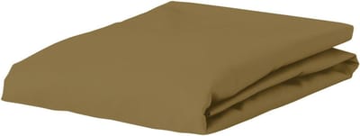 ESSENZA Satin Hoeslaken Olive - 80x200