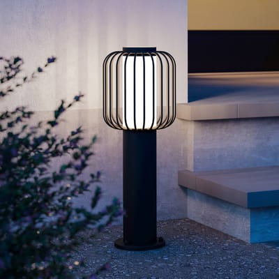 EGLO Ravello Sokkellamp - Staamde lamp - Buiten - E27 - 45 cm - Zwart
