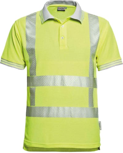 Santino Werkshirt Polo Venice - Fluor Geel - Maat XL