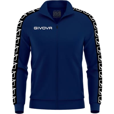 Gebreid trainingsjas met bandjes Givova