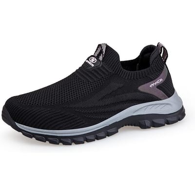 Hoge kwaliteit zachte zolen comfortabele schoenen voor sportief wandelen voor vaders van middelbare en oudere leeftijd, moeder antislip outdoor casual schoenen 39 gray